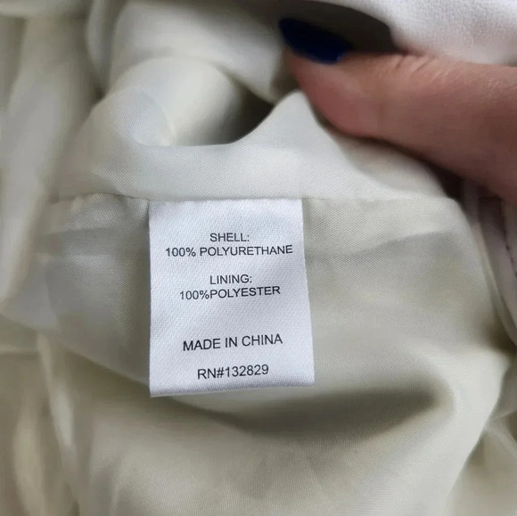 Superdown Faux Leather Moto Jacket White Womens Size XS. - Picture 5 of 9